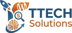 A logo of TTECH Solutions